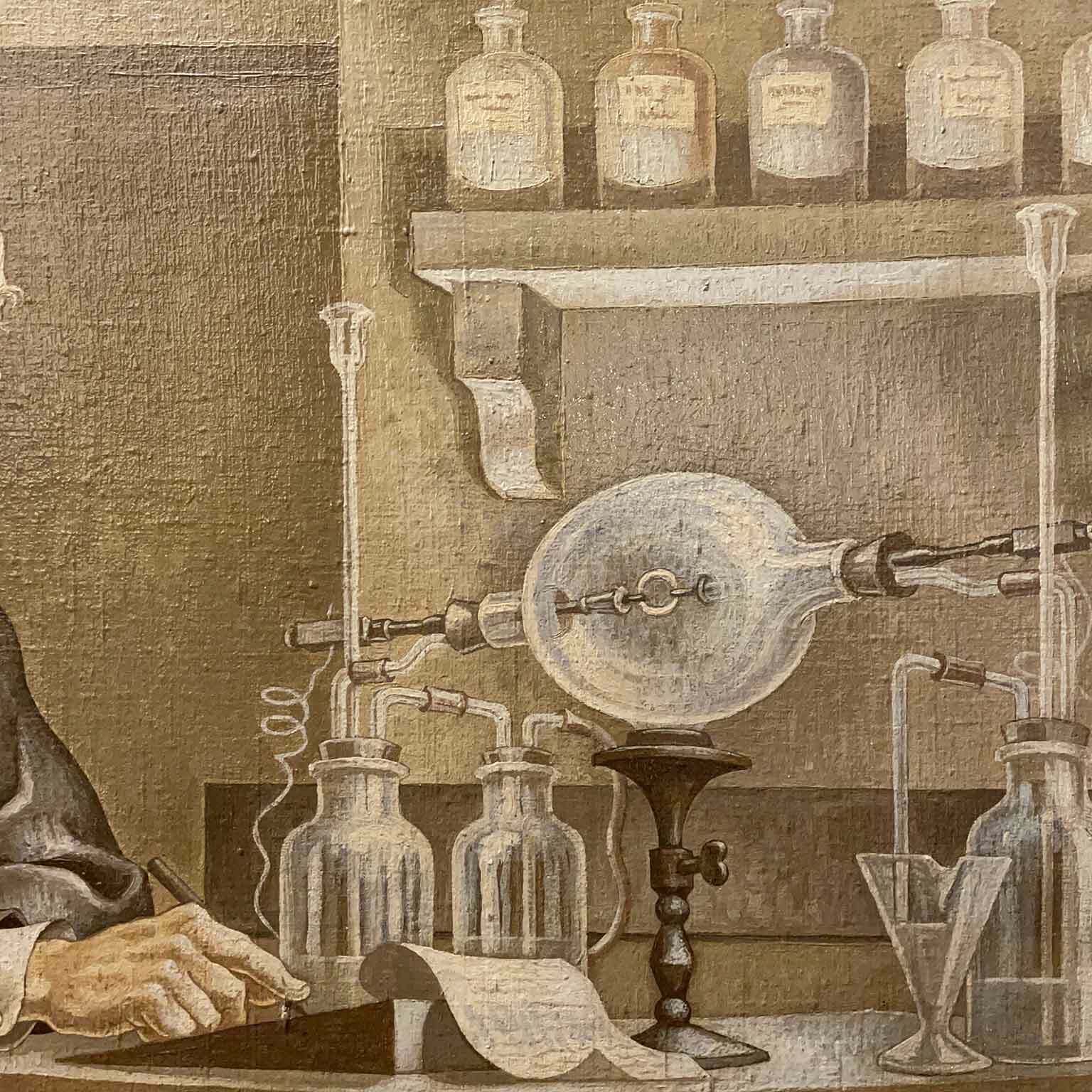 Jj Borghetto The Alchemist And The Snake Hunter In Pendant 1945 photo Art