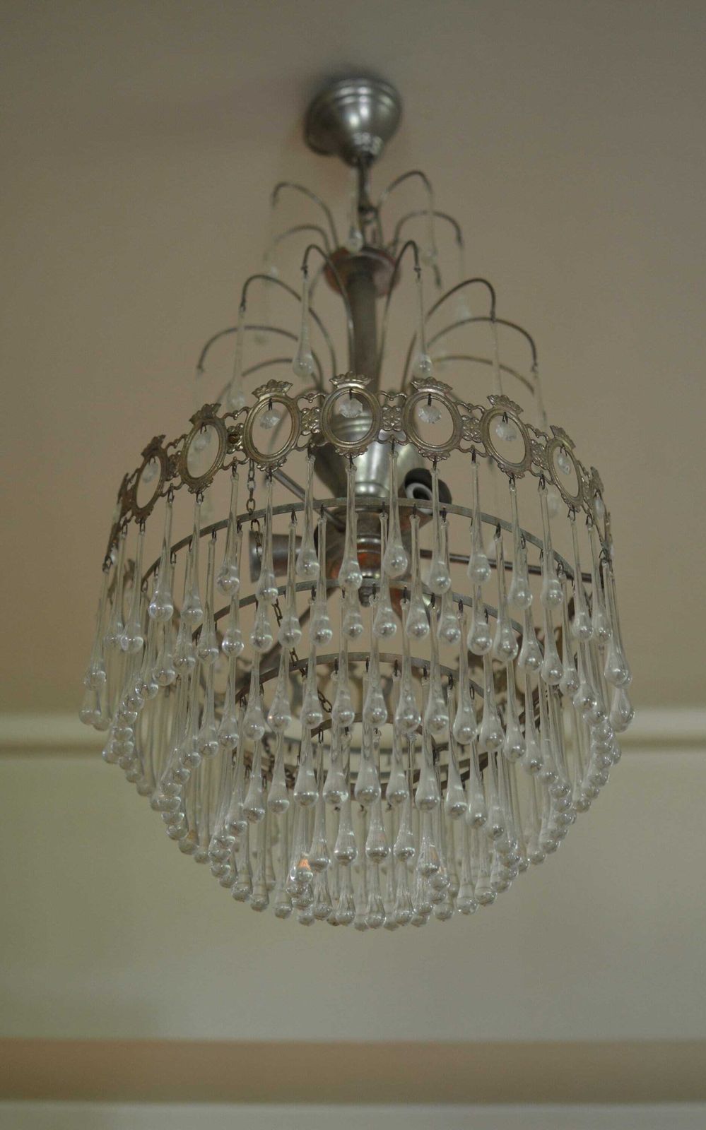 Venini Tear Drops Crystal Glass Chandelier 7 Tiers photo buy