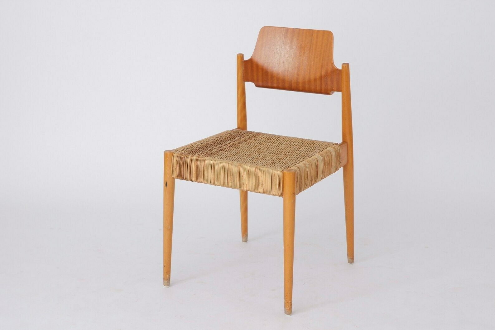 4 Vintage Chairs By Egon Eiermann #Se19 Bauhaus Germany 1950s photo vinterior