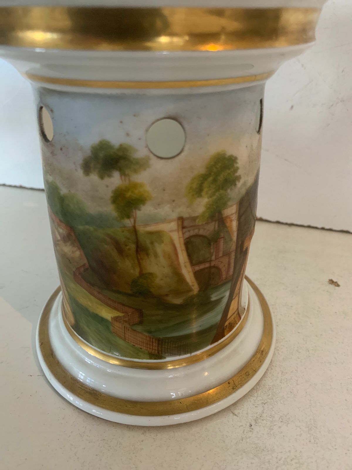 photo for sale Teapot In Polychrome Porcelain "Old Paris" XIX Century