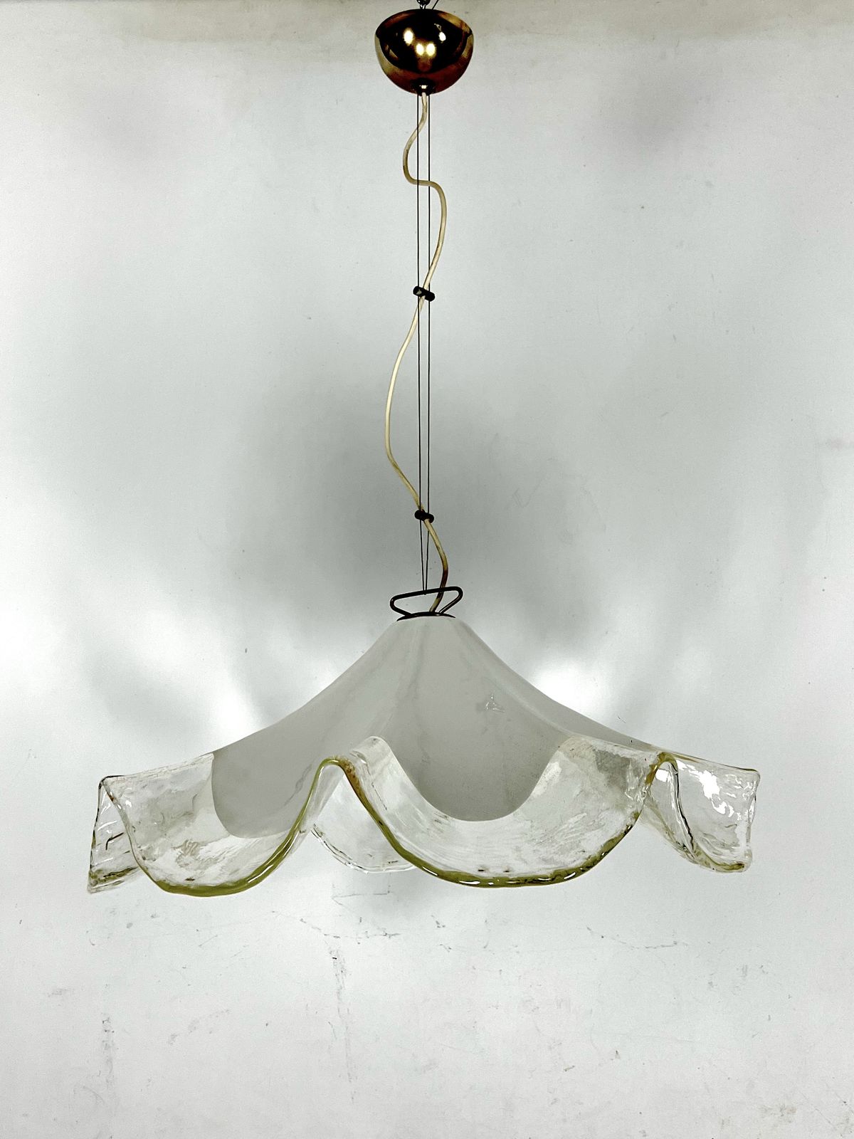 La Murrina, Vintage Large Murano Glass Chandelier From 70s