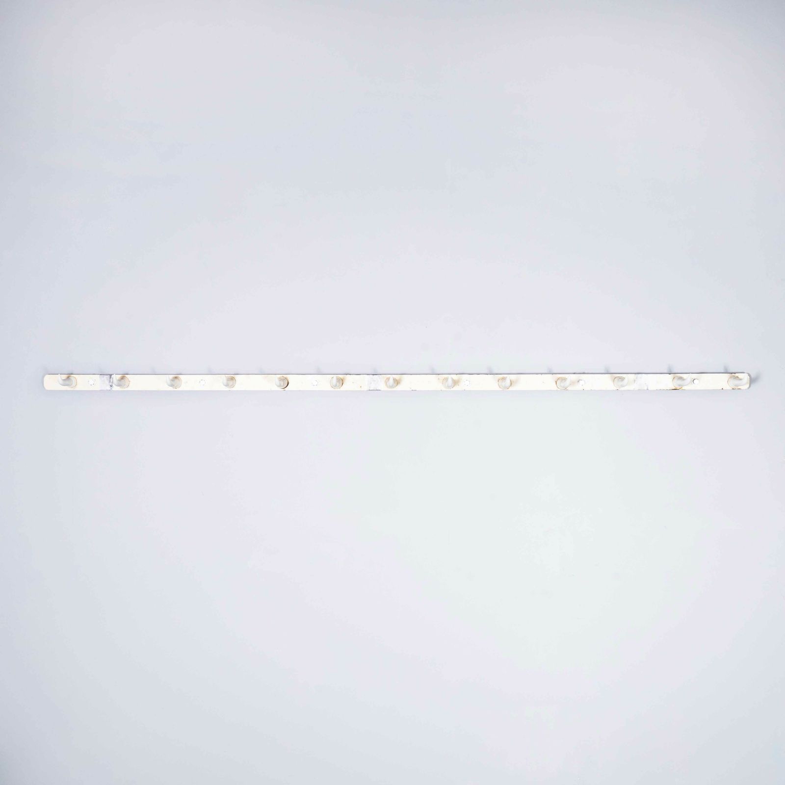19th Century French Original Cast Iron Butchers Hooks – Long Hook Rack photo for sale