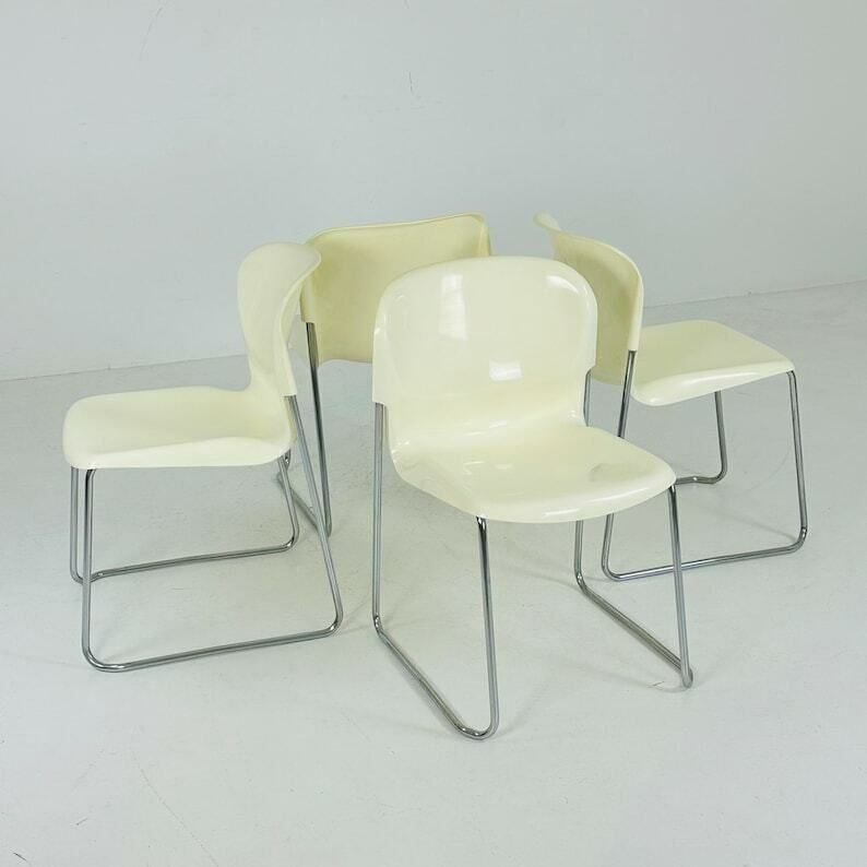 Vintage Chair Model Sm400k By Drabert Designed By Gerd Lange West Germany 1980 photo vintage