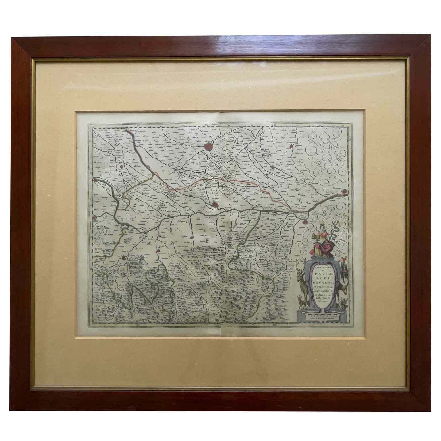 Willem Blaew Territories Of Pavia Lodi Novarra Tortona Alessandria And Other Neighbors Of The State Of Milan 1640 Amsterdam photo furniture