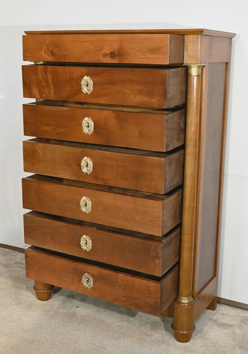 Property Weekly Planner In Solid Cherry Wood, Empire Period – Early 19th Century photo 4126.64516139