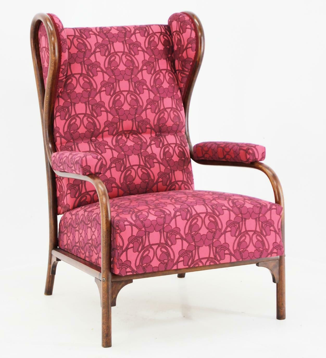 Art Nouveau Wing Chair Thonet Nr.6541, Since 1904 photo for sale