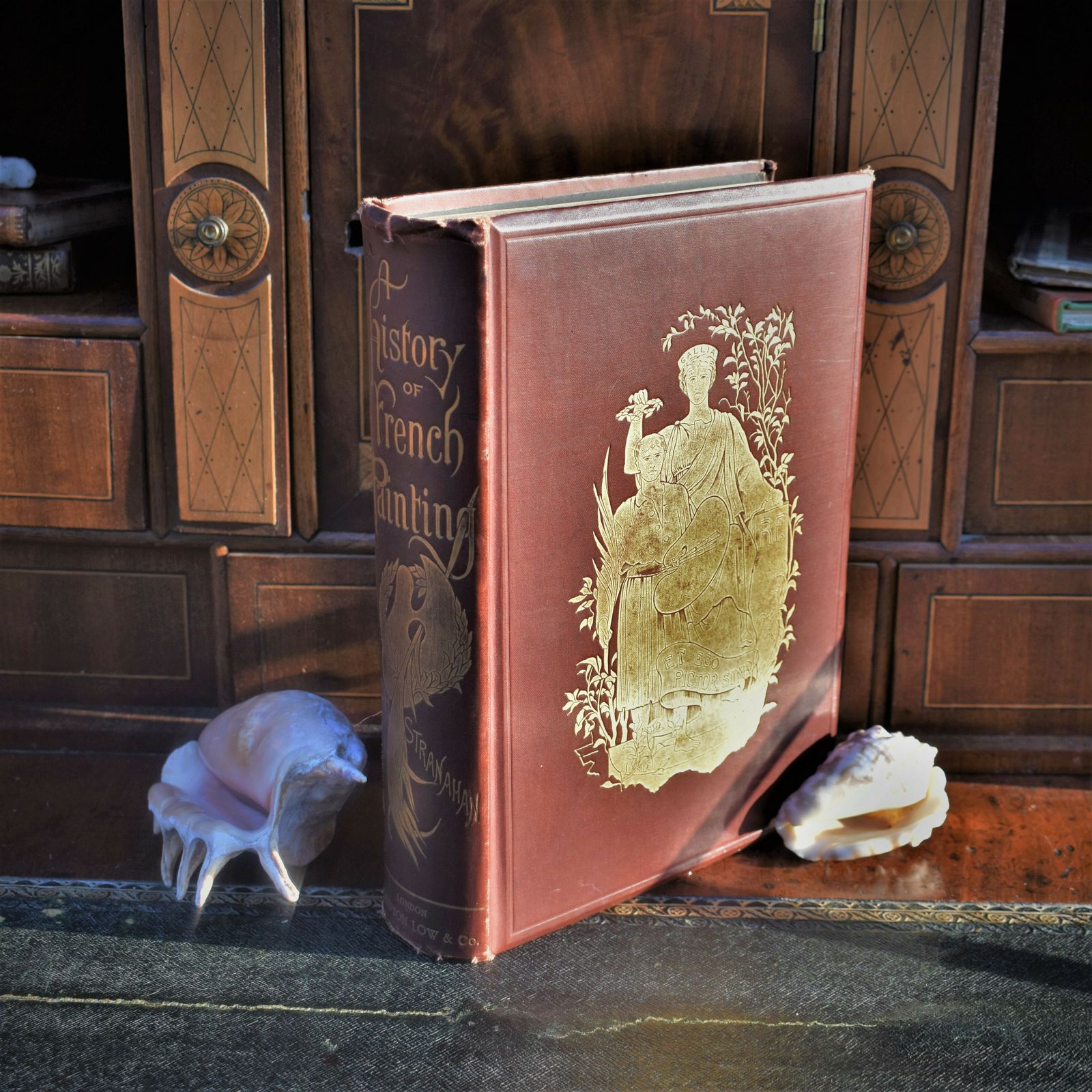 photo furniture Antique Rare 1889 History Of French Painting Book Ch Stranahan Illustrations