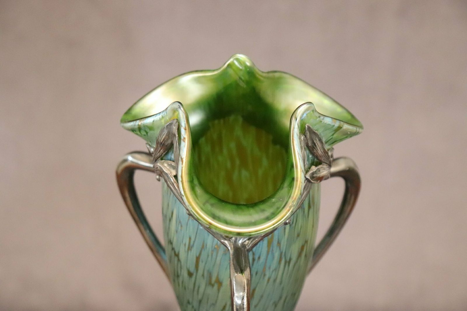 Art Nouveau Vase By Moritz Hacker And Johann Loetz Witwe, 1900s photo Home Decor