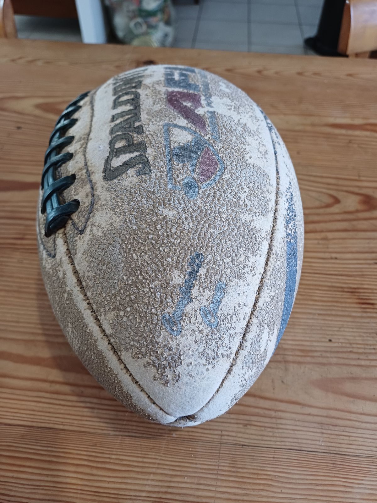 Spalding Afl David Baker American Football Ball photo vintage