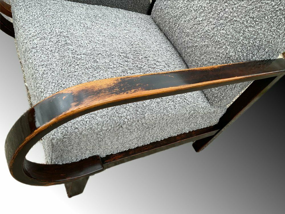 Art Deco Armchairs By Jindrich Halabala For Up Závody, 1930s, Set Of 2 photo for sale