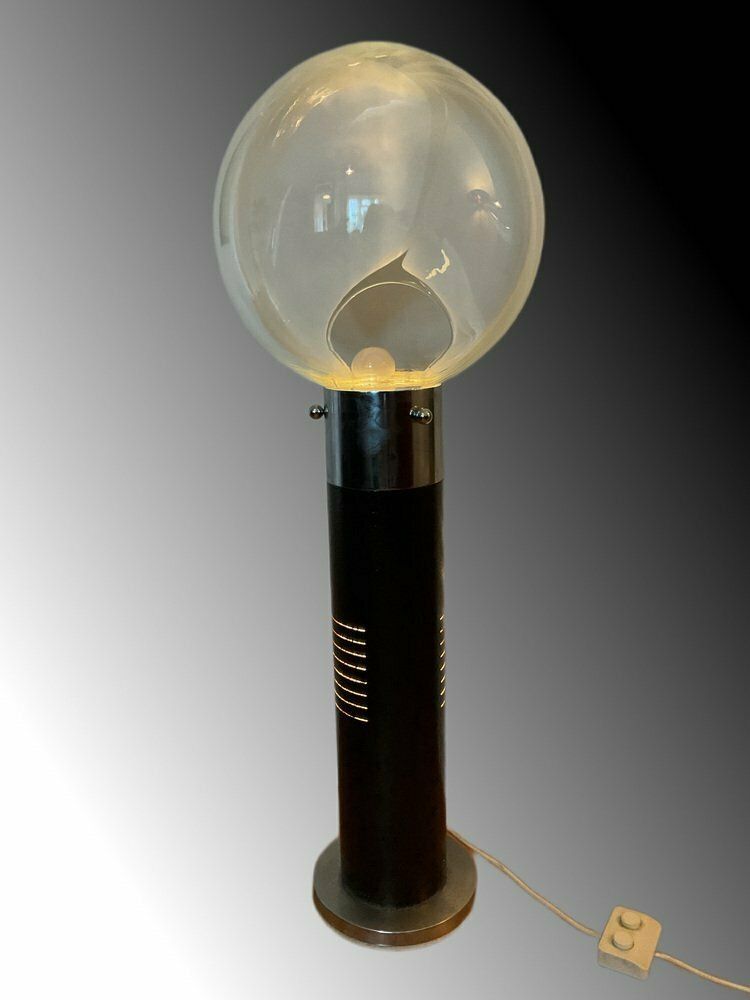 Italian Space Age Floor Lamp In Murano Glass By Toni Zuccheri For Mazzega, 1968
