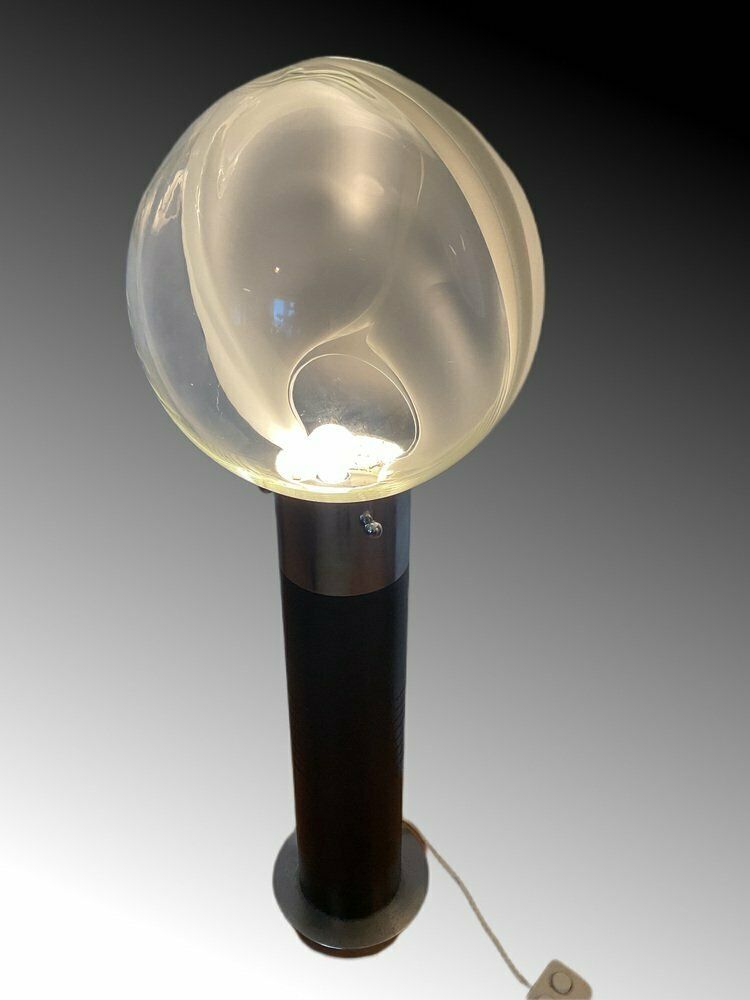 Italian Space Age Floor Lamp In Murano Glass By Toni Zuccheri For Mazzega, 1968 photo for sale