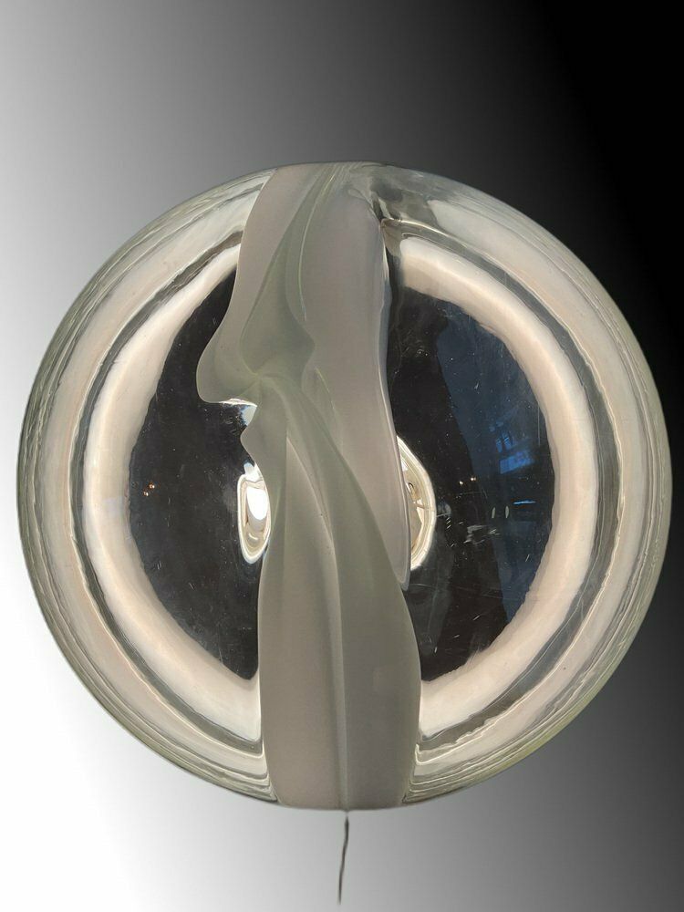Italian Space Age Floor Lamp In Murano Glass By Toni Zuccheri For Mazzega, 1968 photo vinterior