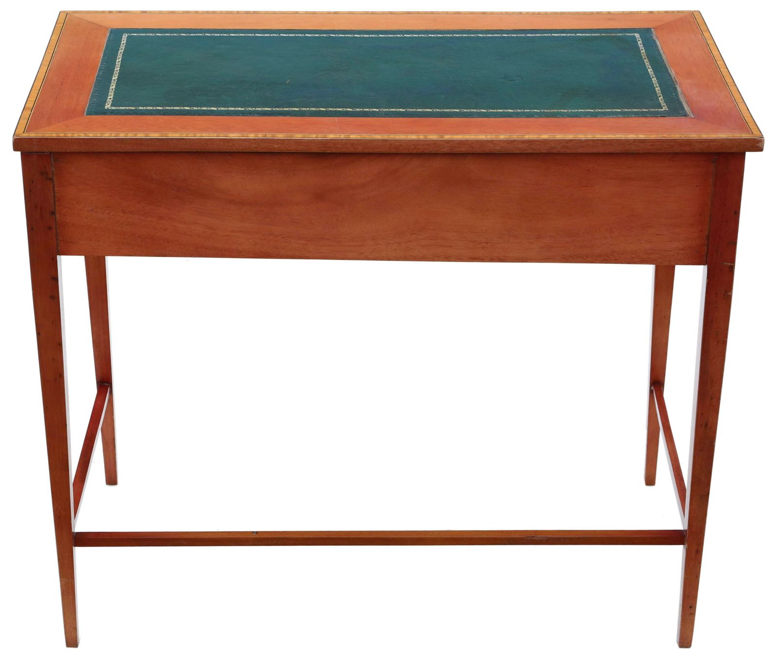 Antique Quality Georgian Revival Mahogany Writing Side Dressing Table Desk C1905 photo 995.0