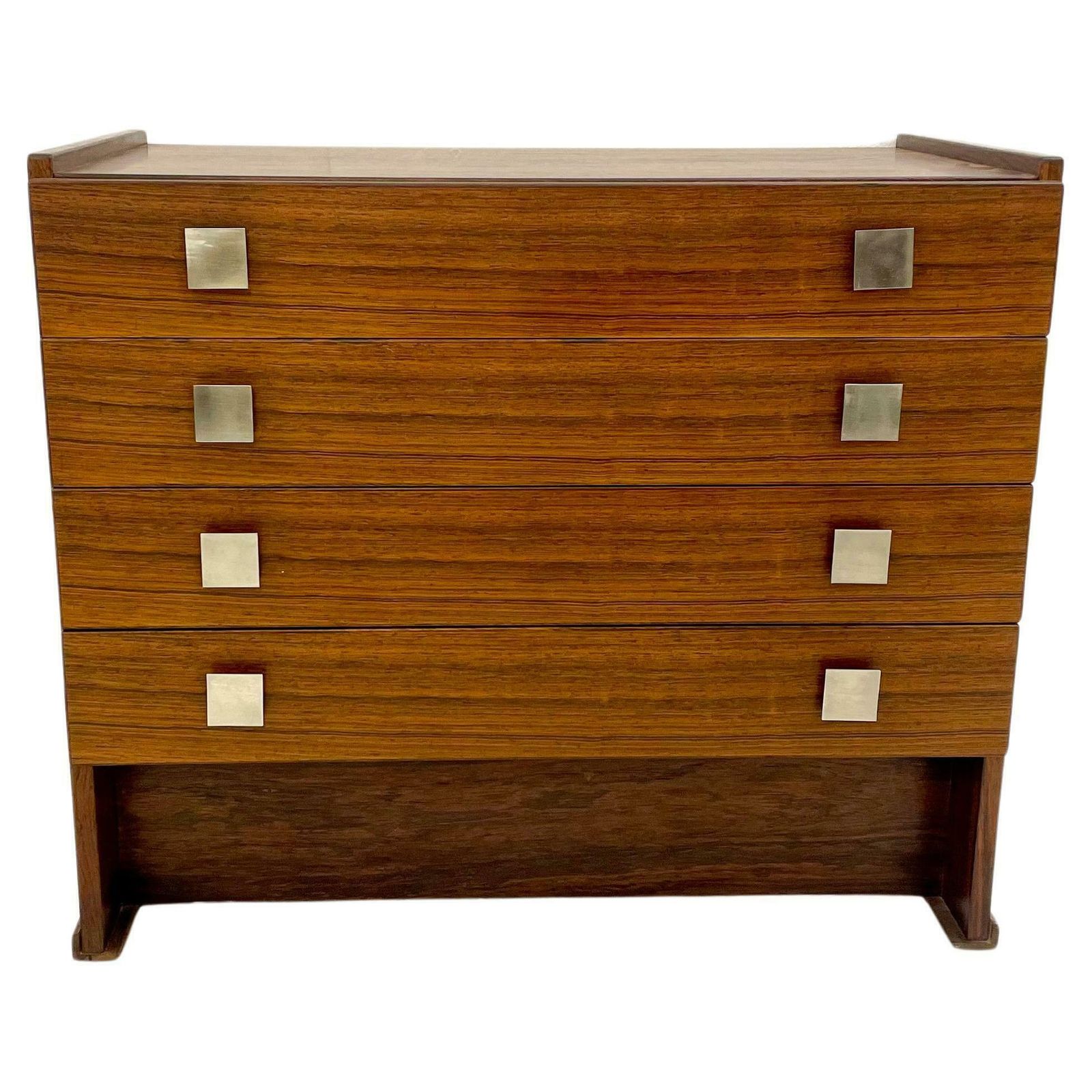 Mid Century Modern Wooden Chest Of Drawers, Italy, 1960s
