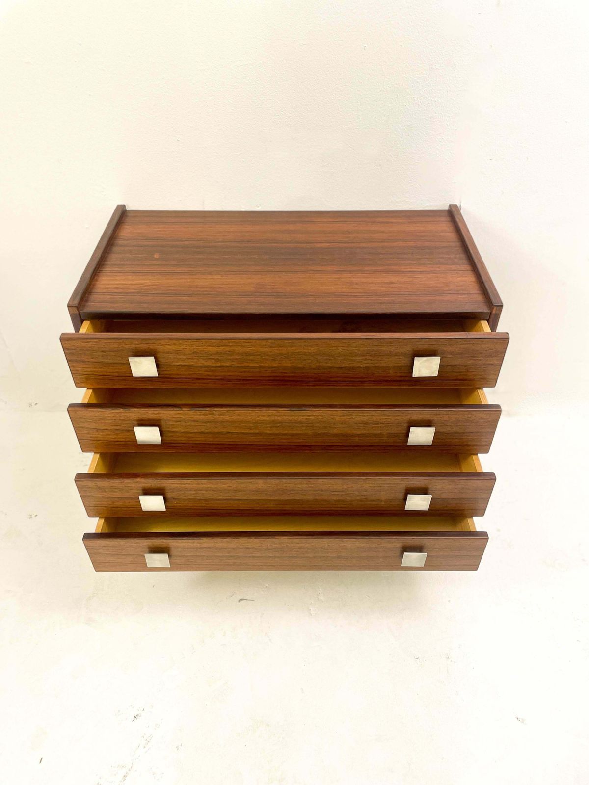 Mid Century Modern Wooden Chest Of Drawers, Italy, 1960s photo for sale