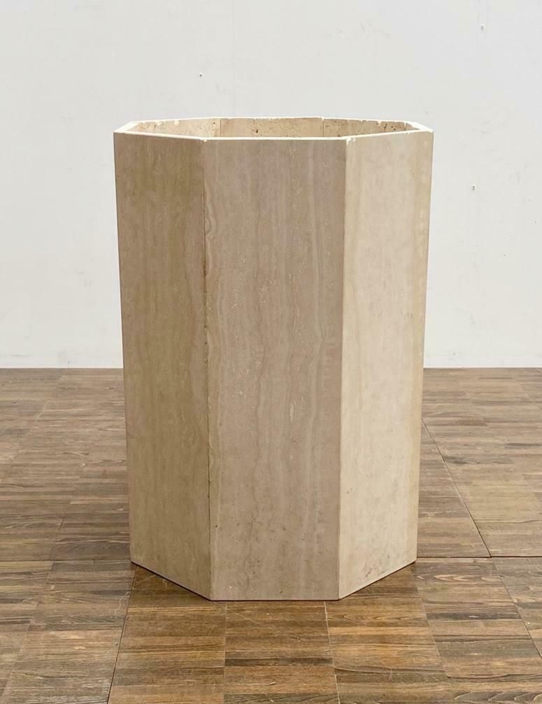 Mid Century Travertine Coffee Table, Italy 1970s photo buy