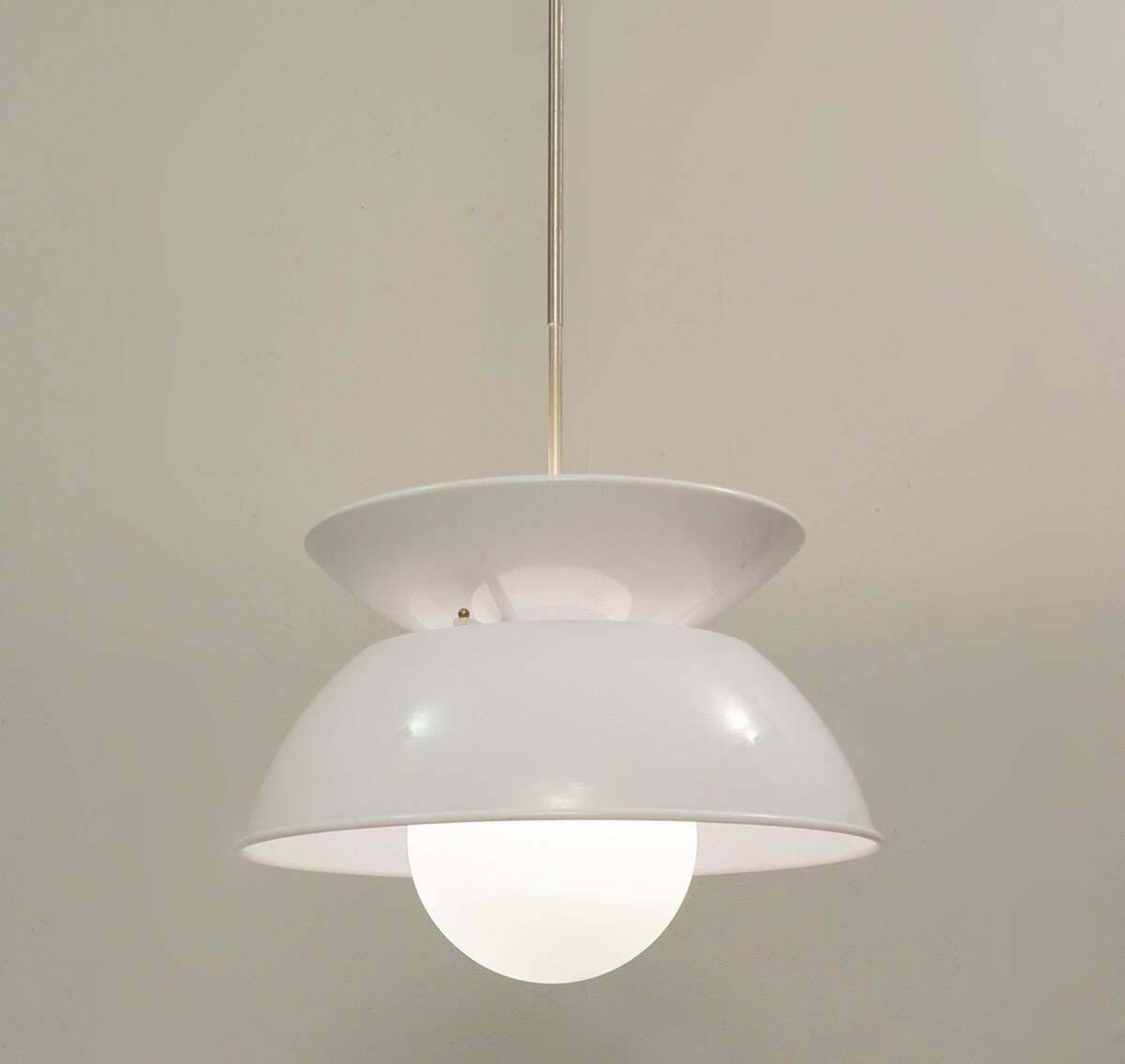 Cetra'' Hanging Lamp By Vico Magistretti For Artemide, 1960s photo vintage