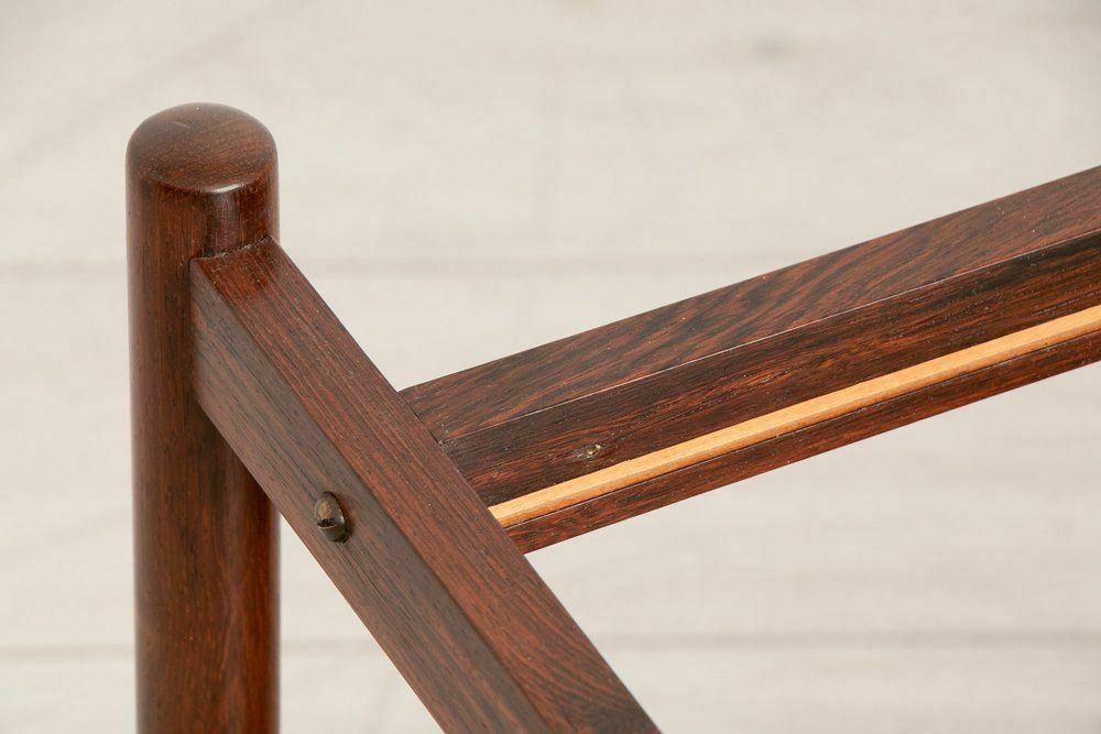 Danish Midcentury Rosewood Cocktail Trolley photo for sale