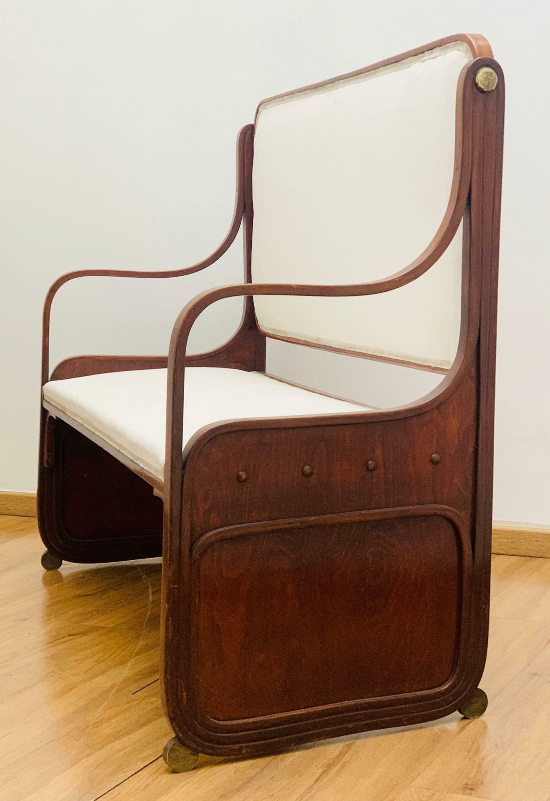 Bentwood Bench By Koloman Moser, Viennese Secession, Circa 1900 photo furniture