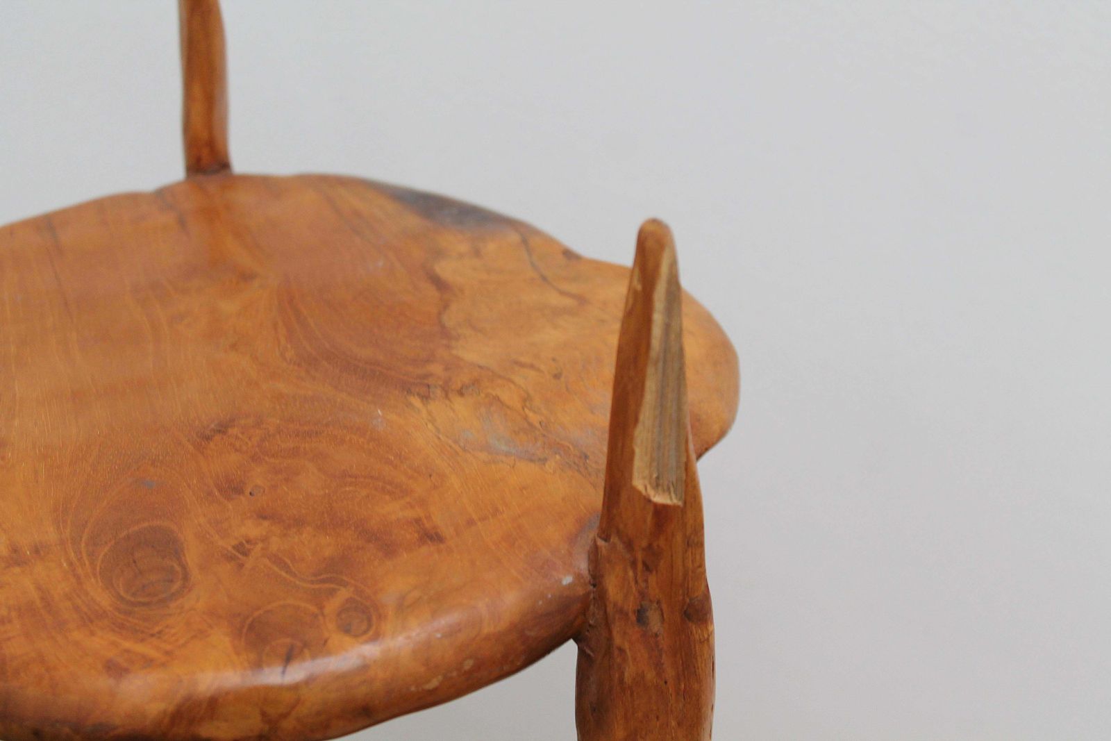 Pair Of Sculpted Wood Side Tables photo buy