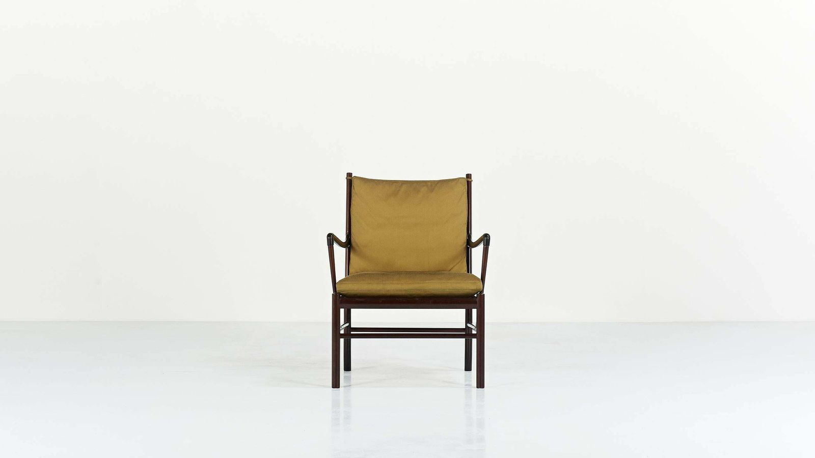 Pair Of Mid Century Armchairs Model Pj149 By Ole Wanscher For Poul Jeppesen photo vintage