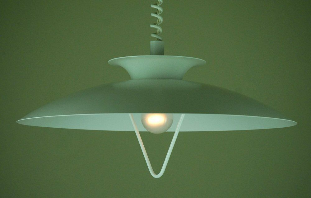 Rise And Fall Pulley Pendant Lamp For Fog & Morup, Denmark, 1970s photo Lighting