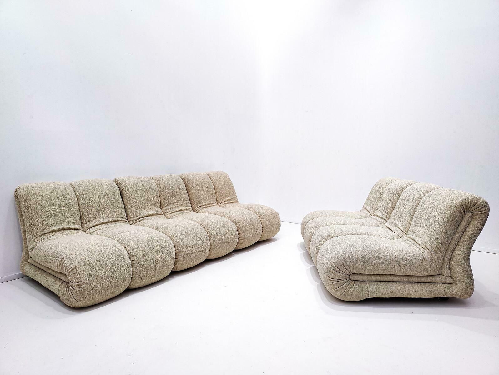 Mid Century Modern Pagru Modular Sofa By Claudio Vagnoni For 1p, Italy, 1960s photo vinterior
