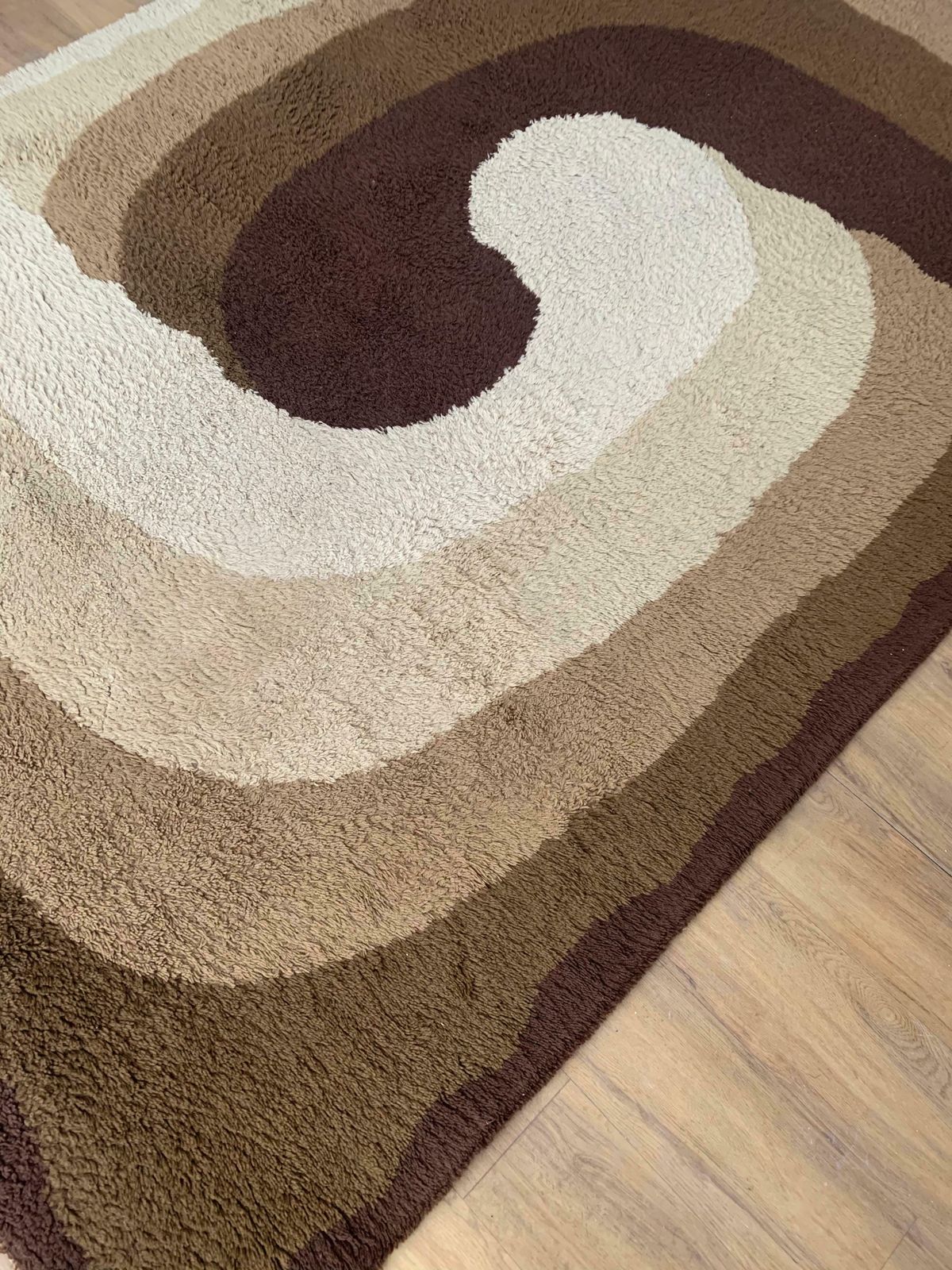 Mid Century Rug ''''Summertime'''' Collection By Louis De Poortere, Belgium 1970s photo vinterior