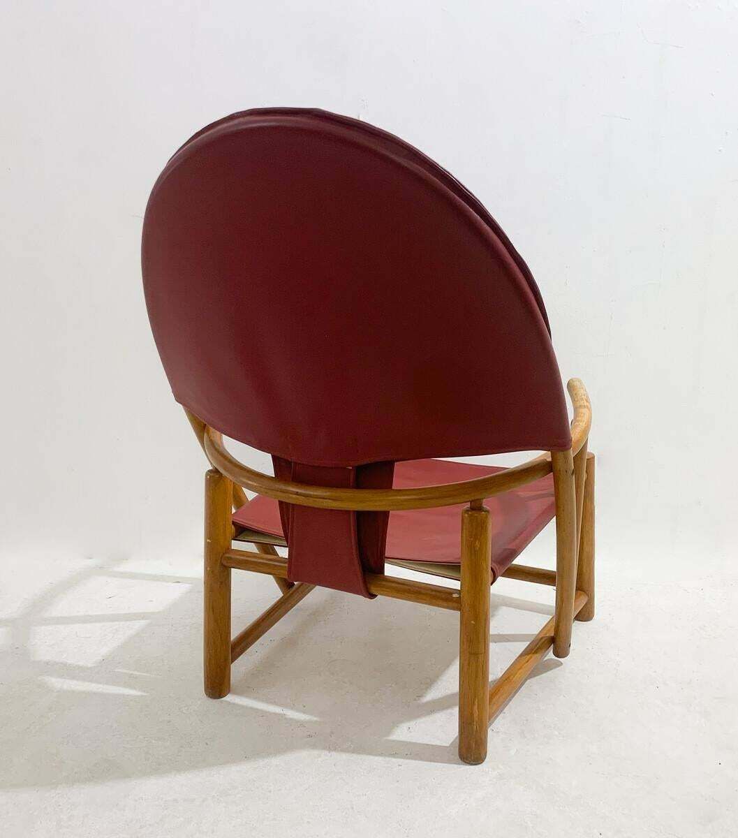 Red G23 Hoop Armchair By Piero Palange & Werther Toffoloni, 1970s photo vinterior