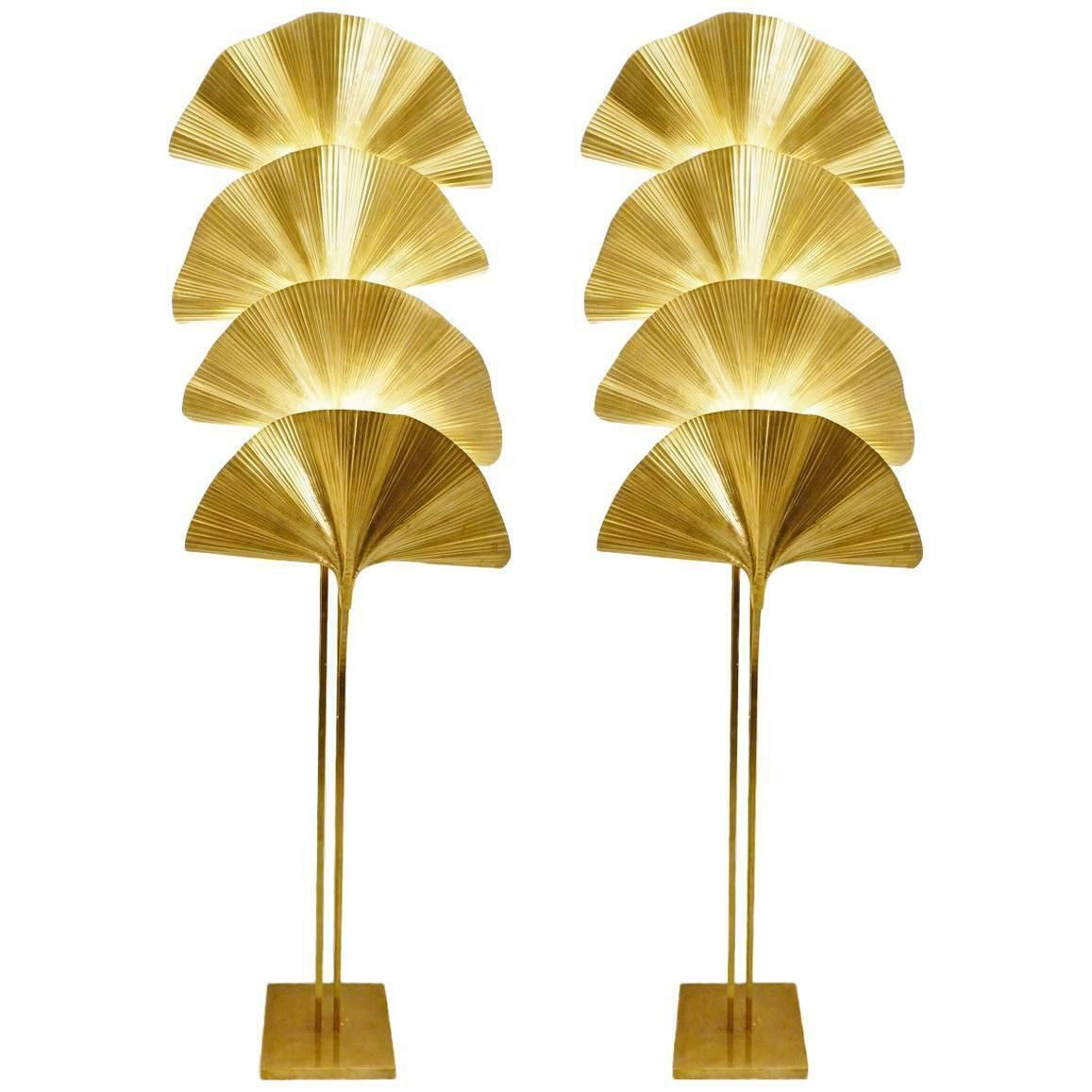 Extra Large Floor Lamp In The Style Of Barbi, 2 Available