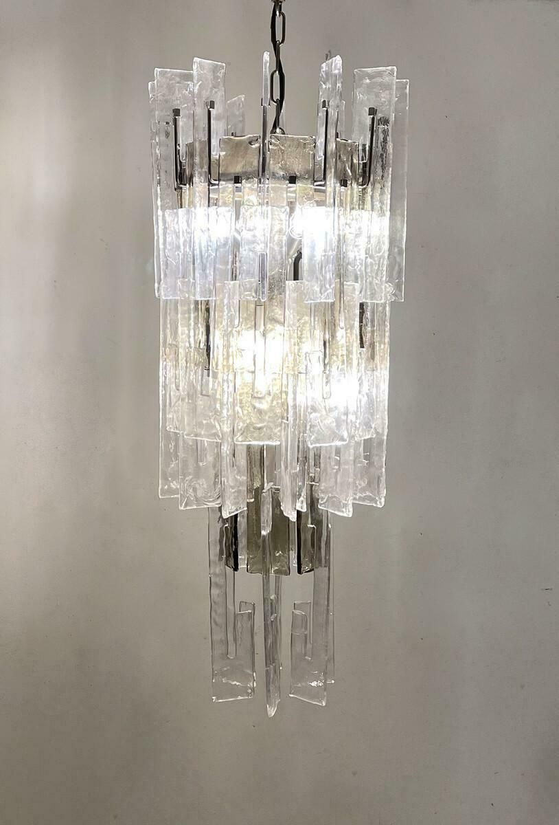Mid Century Modern Italian Ceiling Light By Carlo Nason, Murano Glass, 1960s photo Lighting