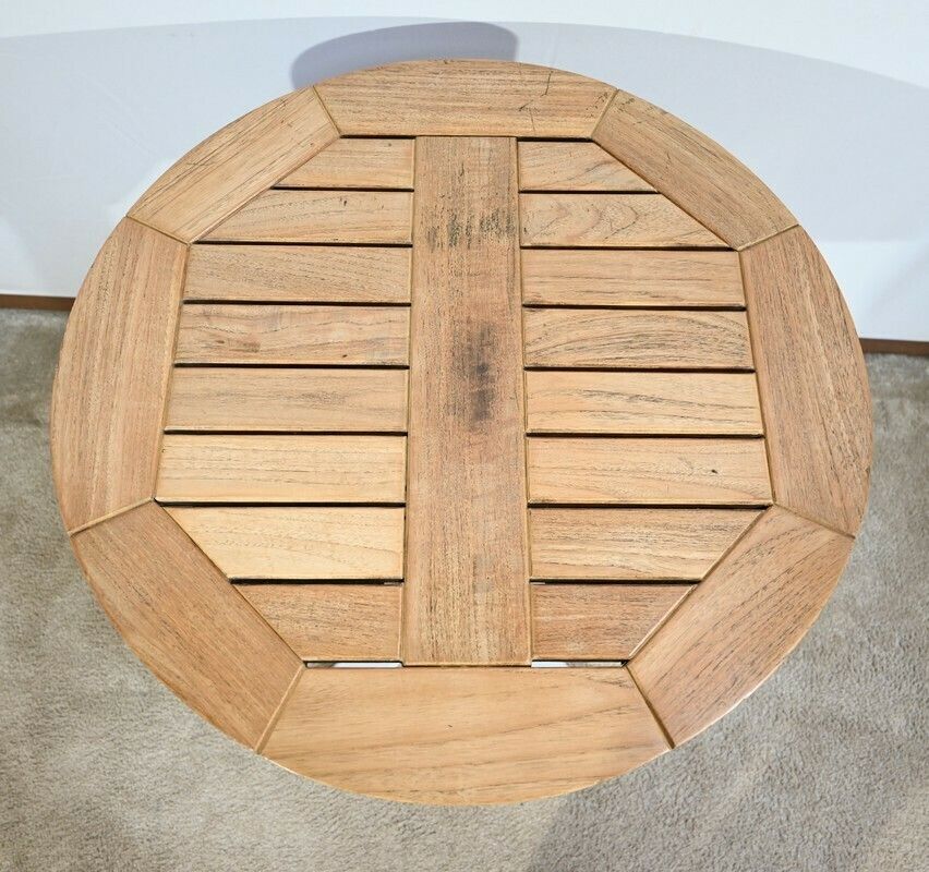 Ash Bistro Tables, Stamped R.Vlaemynck – Late 20th Century photo Furniture