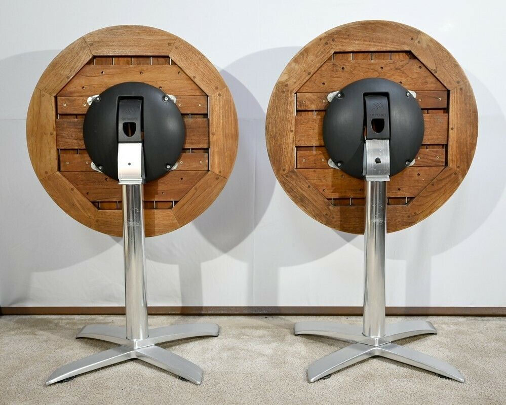 photo buy Ash Bistro Tables, Stamped R.Vlaemynck – Late 20th Century