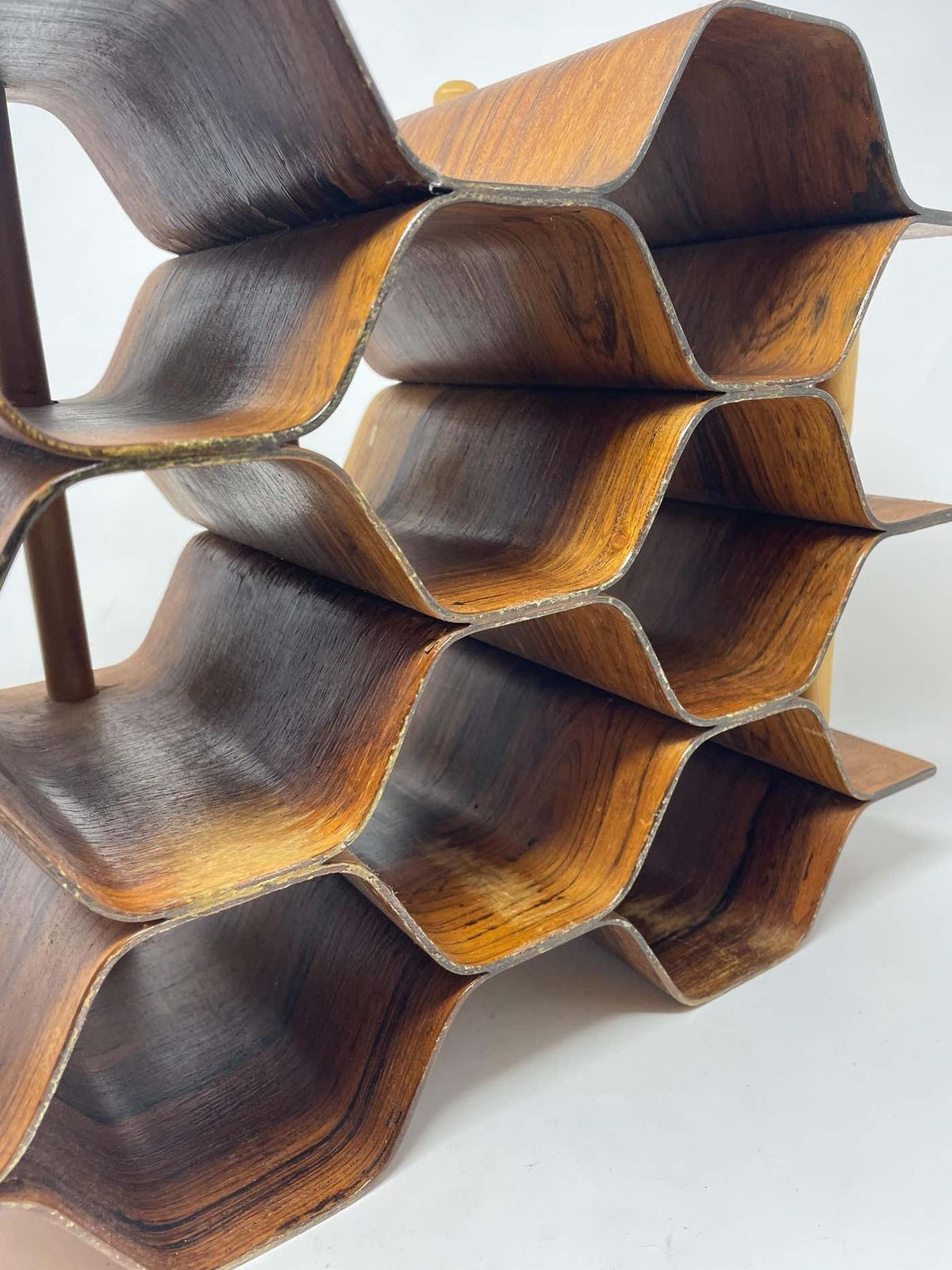 Torsten Johansson Wine Rack / Bottle Stand Produced By Ab Formträ, Sweden, 1950s photo for sale