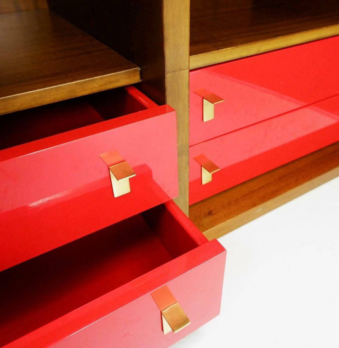 Set Of Credenza And Nightstands By Luciano Frigerio photo buy