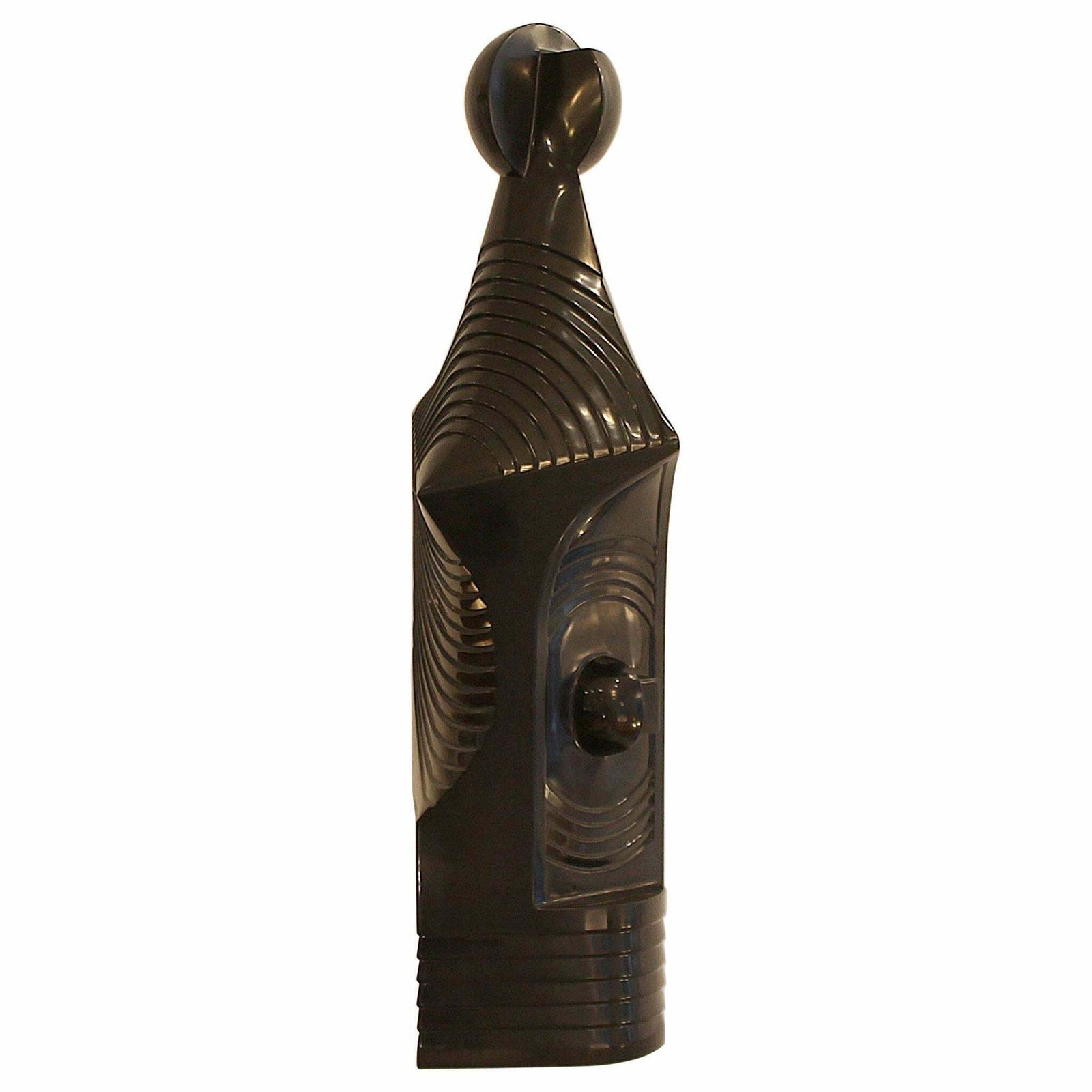 Sculpture In Black Mazy Marble Signed By Jef Goris, Belgium, C.1970