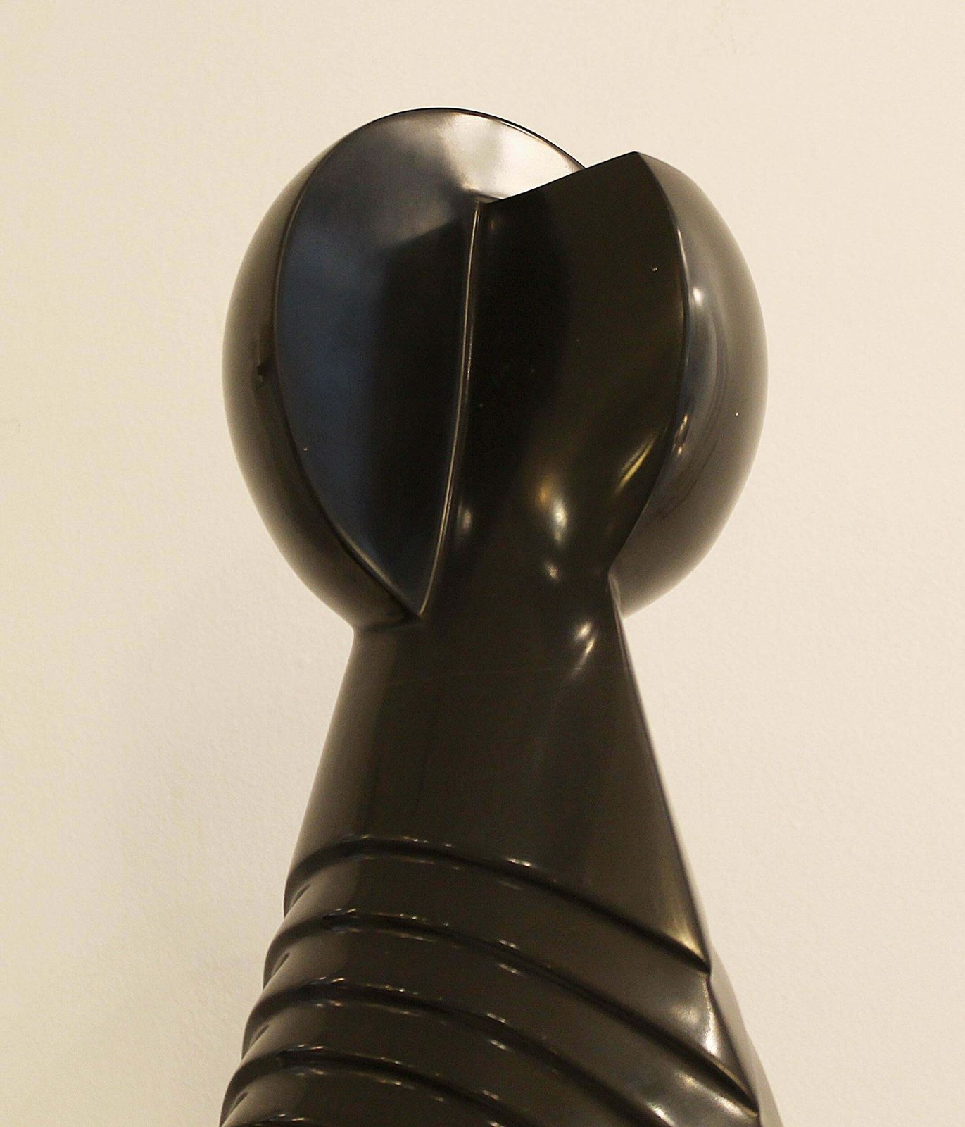 Sculpture In Black Mazy Marble Signed By Jef Goris, Belgium, C.1970 photo 4776.0