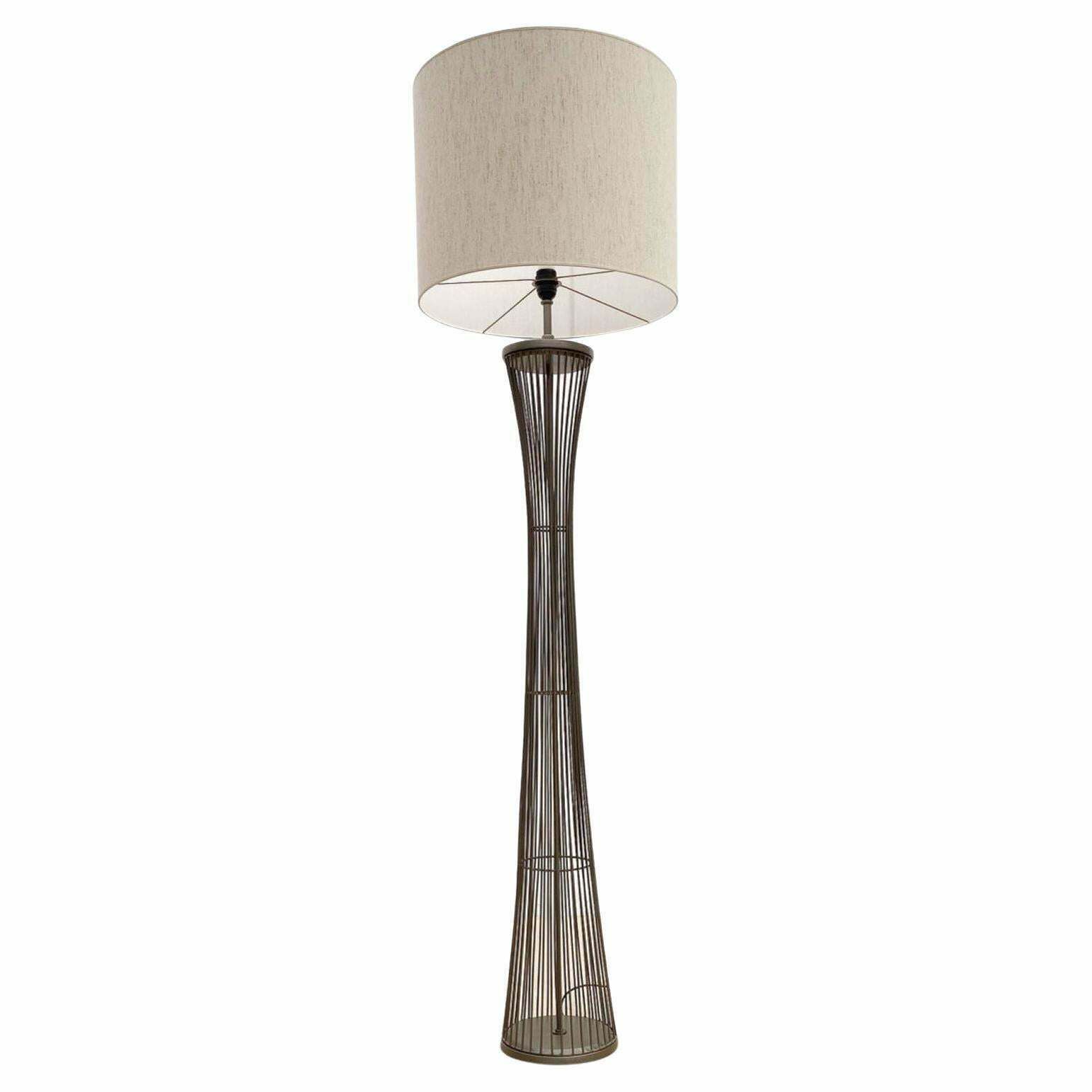 Mid Century Modern Metal Floor Lamp, Italy, 1970s