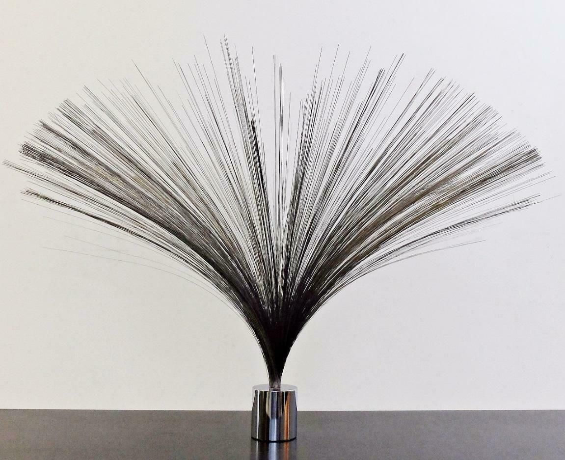 Iron Sculpture In Style Of Harry Bertoia, Circa 1960 photo Art