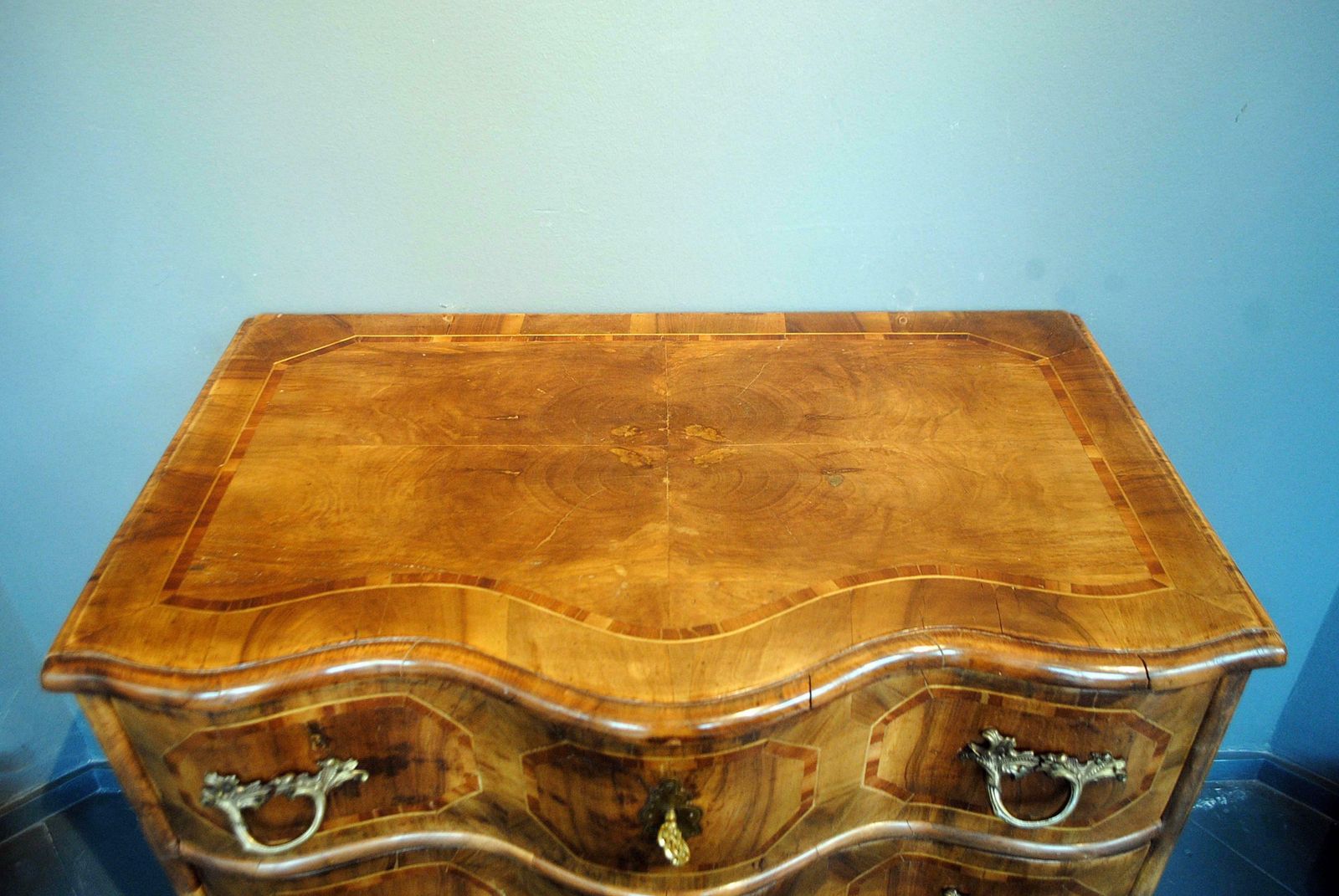 18th Century German Baroque Chest Of Drawers, Walnut photo Furniture