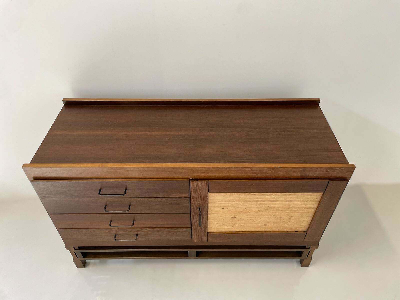Mid Century Modern Chest Of Drawers By Leonard Fiori For Isa Bergamo, Italy photo furniture