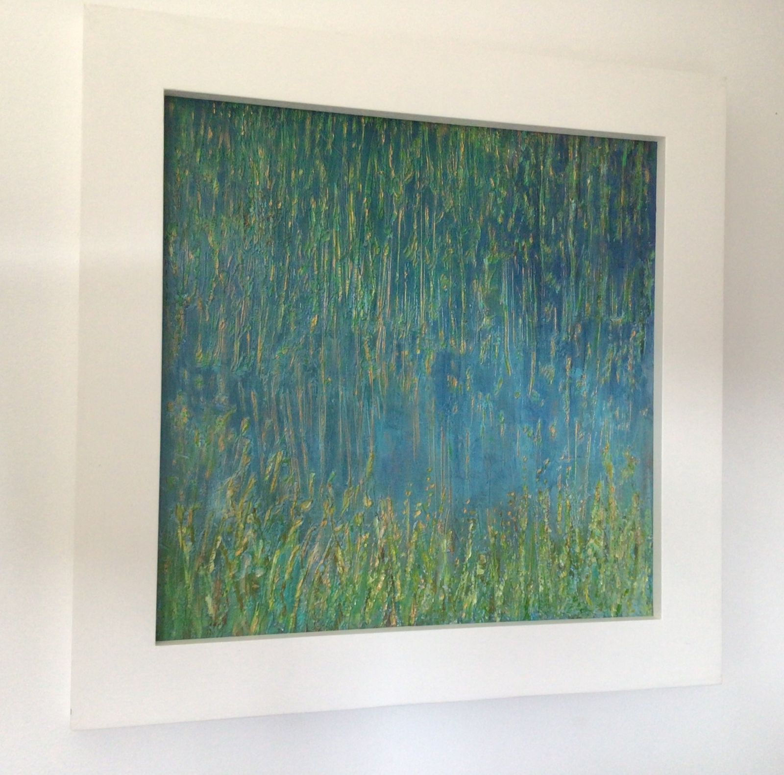 Golden Rain. Oil Painting By Carolyn Miller photo furniture