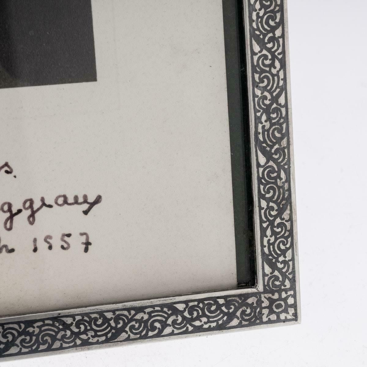 photo buy 20th Century Thailand Solid Silver & Niello Photo Frame, Bangkok, C.1957