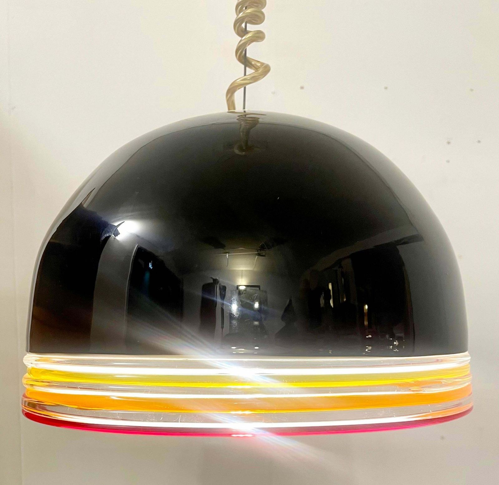 Pair Of Mid Century Murano Glass Suspensions By Roberto Pamio And Renato Toso photo 1593.0