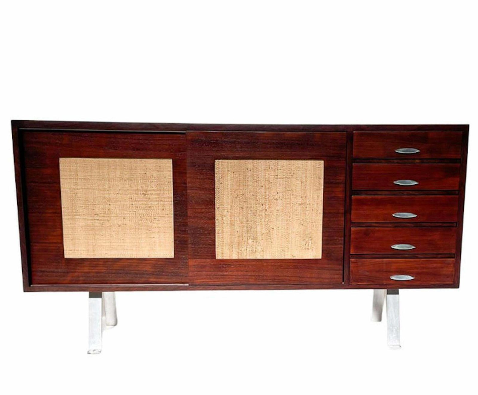 Mid Century Modern Italian Wooden Sideboard, 1960s photo for sale