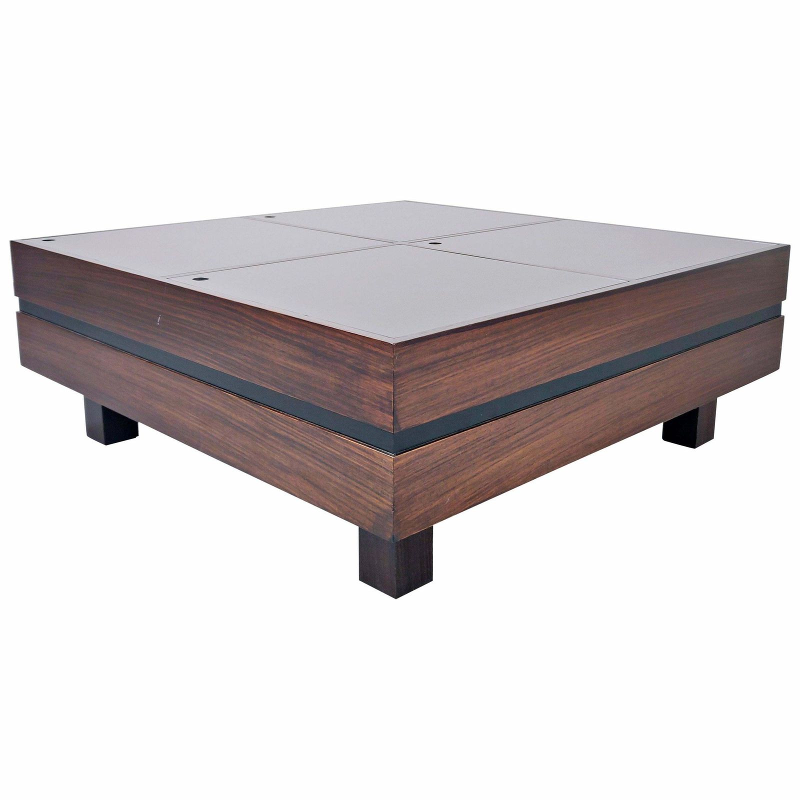 Mid Century Modern Italian Coffee Table, Teak By Sormani