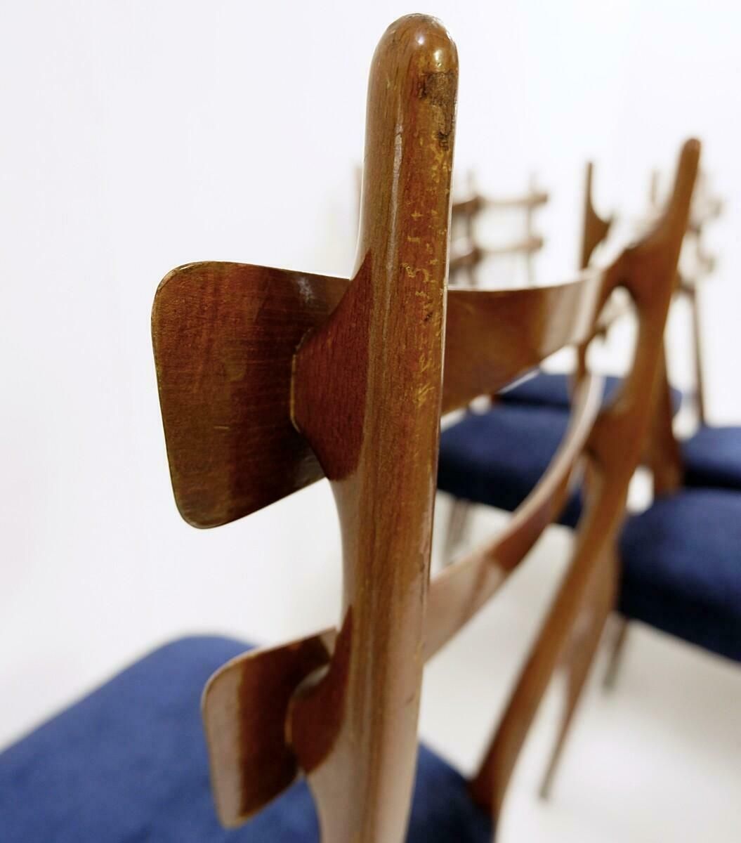 Mid Century Modern Set Of 6 Italian Dining Chairs photo buy
