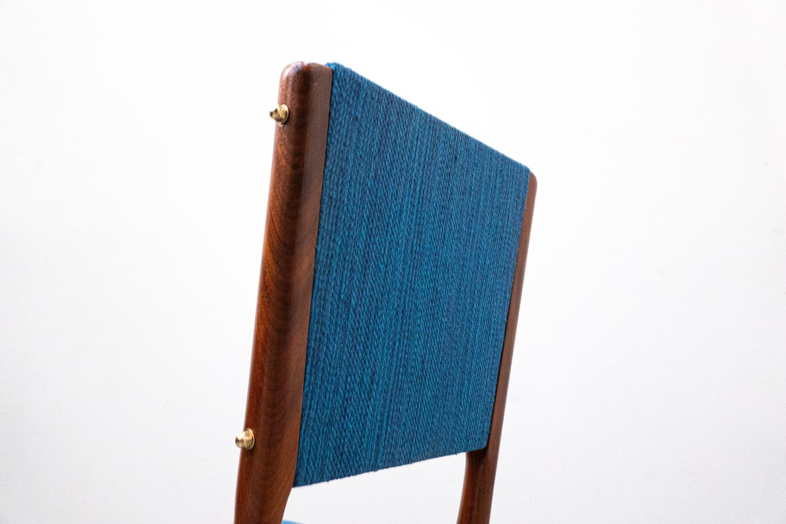 photo buy Set Of 6 Blue Chairs Model 634 By Carlo De Carli For Cassina, Italy, 1950s