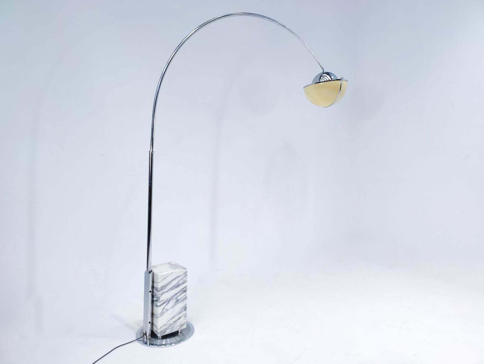 "Pac Man" Arc Floor Lamp By Superstudio For Poltronova, Italy, 1970s photo furniture